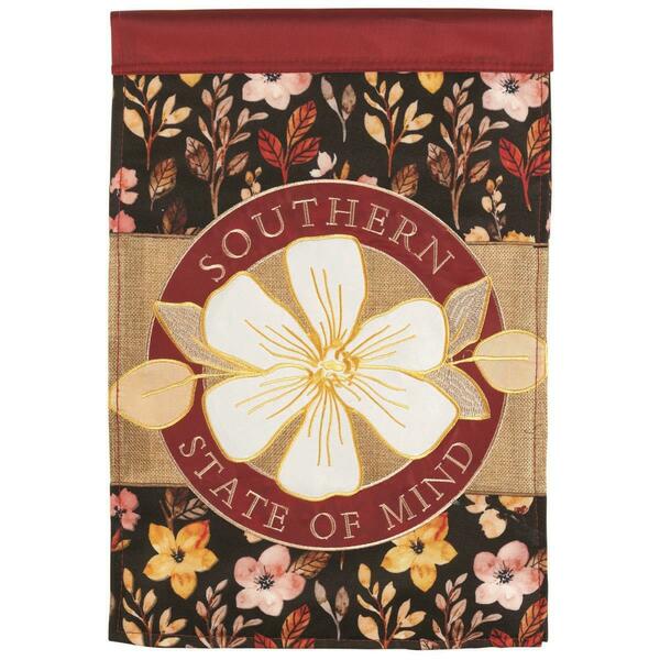 Recinto 13 x 18 in. Southern State Of Mind Double Applique Garden Flag RE2949173